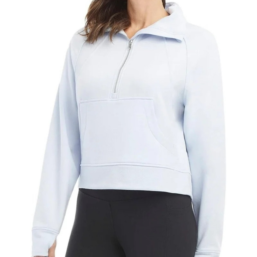 Danskin Sky Blue Half-Zip Pullover Size M